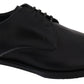 Dolce & Gabbana Black Leather SARTORIA Hand Made Shoes