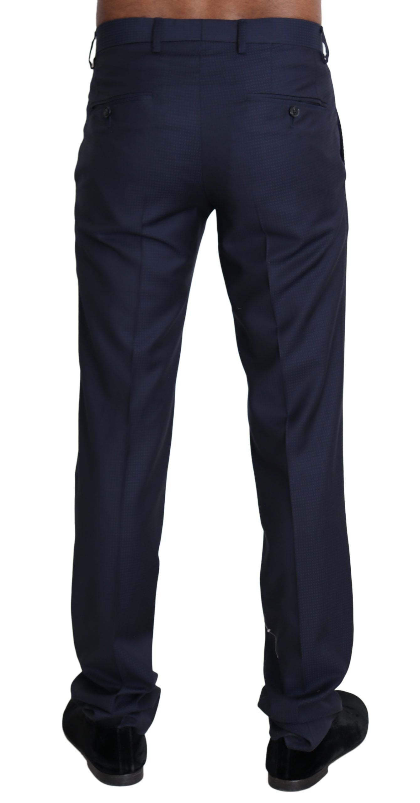 Dolce & Gabbana Navy Blue Dress Formal Men Trouser Pants