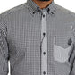 Dolce & Gabbana Black White Checkered Casual Shirt