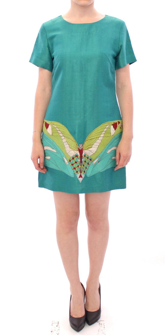 Lanre Da Silva Ajayi Green Above Knee Mini Dress