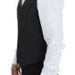 Dolce & Gabbana Gray Wool Stretch Dress Blazer Vest