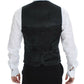 Dolce & Gabbana Gray Wool Stretch Dress Blazer Vest