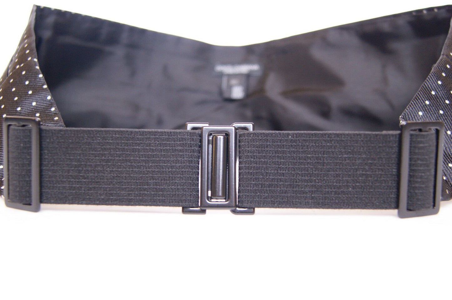 Dolce & Gabbana Black Waist Smoking Tuxedo Cummerbund Belt