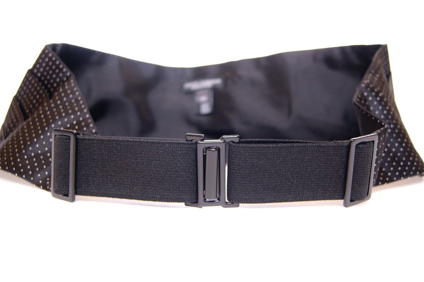 Dolce & Gabbana Black Waist Smoking Tuxedo Cummerbund  Belt