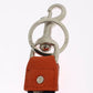 Dolce & Gabbana Multicolor Raffia Leather Clasp Finder Chain Keyring