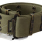 Ermanno Scervino Green 100% Cotton Rustic Bronze Buckle Belt