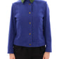 Andrea Incontri Habsburg Blue Green Wool Jacket Coat