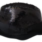 Dolce & Gabbana Black Sequin Fedora Capello Hat