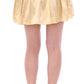 Andrea Incontri Beige Floral Embroidery Mini Skirt