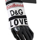 Dolce & Gabbana Multicolor Wool Knit D&G Love Wristband Wrap