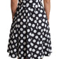 Dolce & Gabbana Blue Polka Dotted Cotton A-Line  Dress