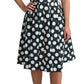 Dolce & Gabbana Green Polka Dotted Cotton A-Line Dress