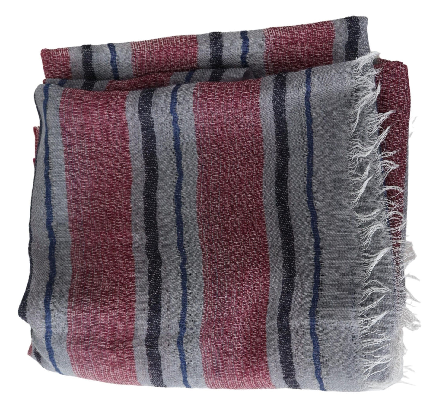 Missoni Multicolor Striped Wool Blend Unisex Neck Wrap Scarf