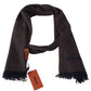 Missoni Brown 100% Cashmere Unisex Neck Wrap Fringes Scarf