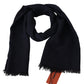 Missoni Black 100% Wool Knit Unisex Neck Wrap Shawl Scarf