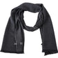 Missoni Black Wool Knit Unisex Neck Wrap Shawl Scarf