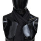 Missoni Black Wool Knit Unisex Neck Wrap Scarf