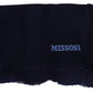 Missoni Blue Wool Knit Unisex Neck Wrap Scarf