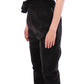 La Maison du Couturier Black Leather Jumpsuit