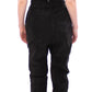 La Maison du Couturier Black Leather Jumpsuit