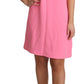 Dolce & Gabbana Pink Shift Sleeveless Knee Length Dress