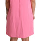 Dolce & Gabbana Pink Shift Sleeveless Knee Length Dress