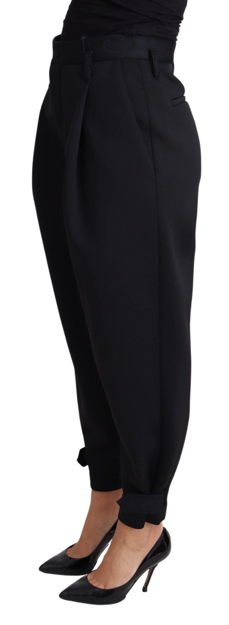 Dolce & Gabbana Black High Waist Pants