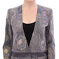 Roberto Fragata Multicolor Silk Floral Cotton Blazer