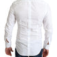 Dolce & Gabbana White Cotton Long Sleeves Men Formal Shirt