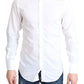 Dolce & Gabbana White Cotton Long Sleeves Formal Shirt