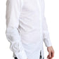 Dolce & Gabbana White Cotton Long Sleeves Formal Shirt