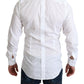 Dolce & Gabbana White Cotton Long Sleeves Formal Shirt