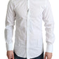 Dolce & Gabbana White Pure Cotton Men Dress Formal Shirt