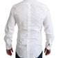 Dolce & Gabbana White Pure Cotton Men Dress Formal Shirt