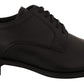 Dolce & Gabbana Black Leather Lace Up Mens Formal Derby Shoes