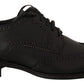 Dolce & Gabbana Black Leather Oxford Wingtip Formal Dress Shoes