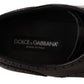 Dolce & Gabbana Black Leather Oxford Wingtip Formal Shoes