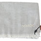 Missoni Gray Wool Knit Unisex Neck Wrap Scarf