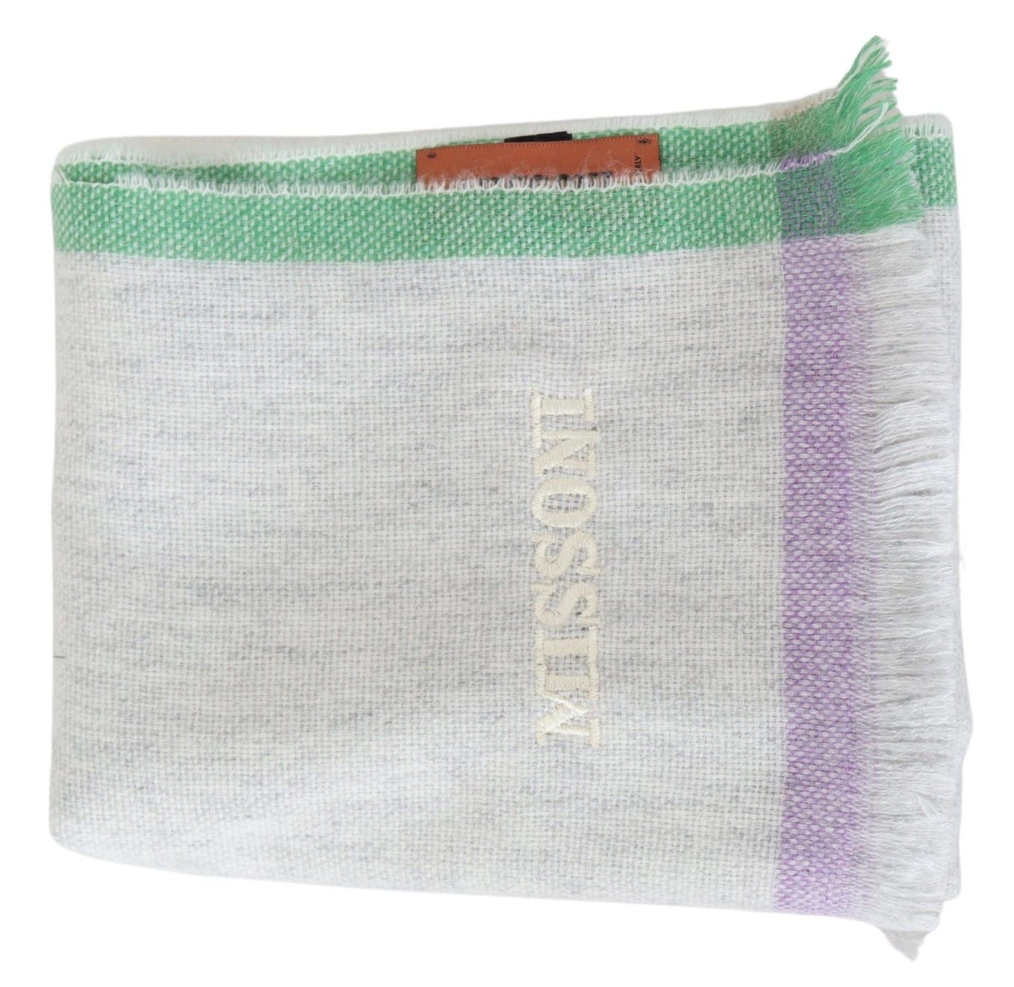 Missoni Multicolor Lined Cashmere Unisex Wrap Scarf