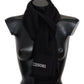 Missoni Black 100% Wool Unisex Neck Wrap Scarf