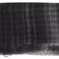 Missoni Black Gray Polka Dot Wool Unisex Neck Wrap Scarf