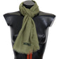 Missoni Green Cashmere Unisex Neck Wrap Scarf