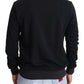 Dolce & Gabbana Blue Crown King Cotton Pullover Sweater