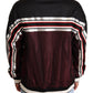 Dolce & Gabbana Black Red Mesh Sport Pullover Crewneck Sweater