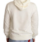 Dolce & Gabbana White King Ceasar Cotton Hooded Sweater