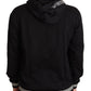 Dolce & Gabbana Black Cotton Hooded #dgfamily Sweater