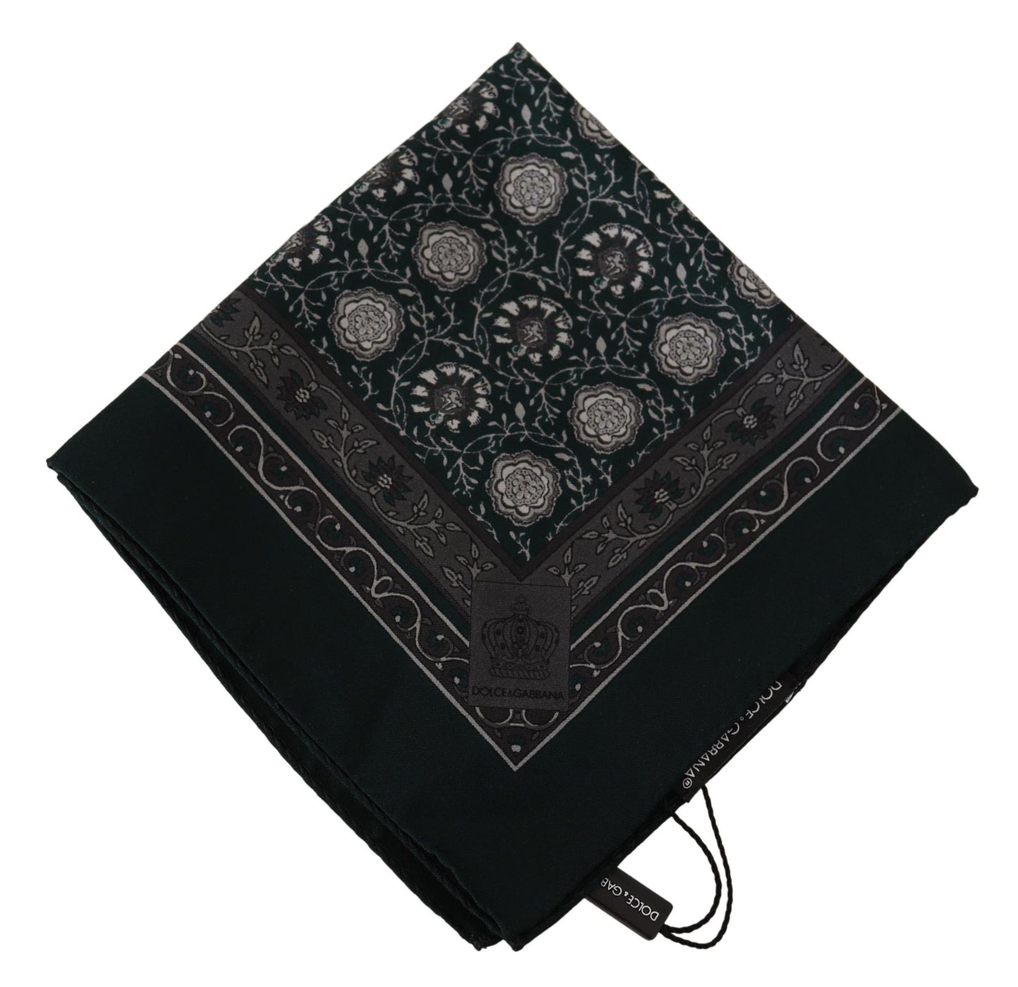 Dolce & Gabbana Multicolor Silk Pocket Square Handkerchief