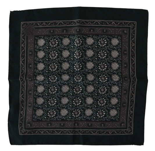 Dolce & Gabbana Multicolor Silk Pocket Square Handkerchief