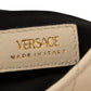 Versace White Nappa Leather Medusa Small Crossbody Shoulder Bag