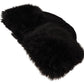 Dolce & Gabbana Black Cashmere Fur Women Beanie Women Hat